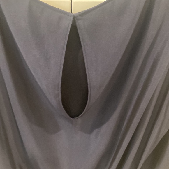 Ramy Brook New York M stud embellished navy mini-dress elastic waist tie belt - Picture 5 of 9